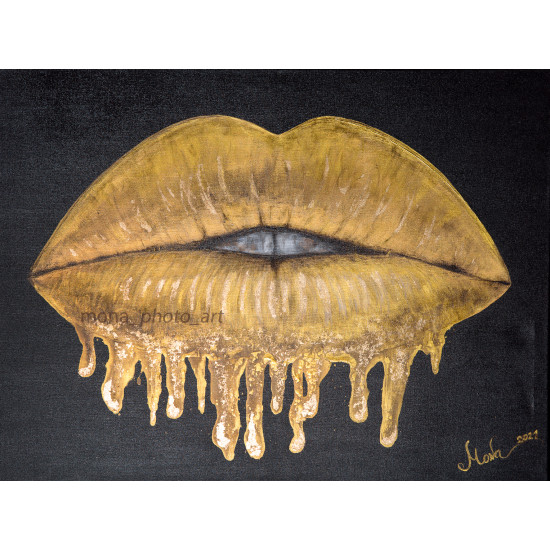 PICTURE OF GOLDEN LIPS