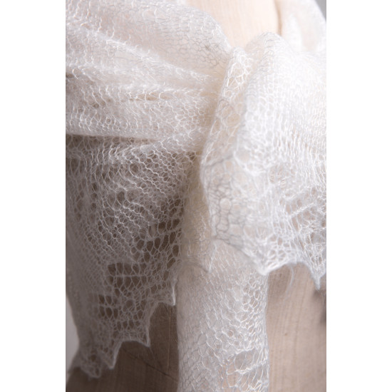 Orenburg handmade cobweb shawl